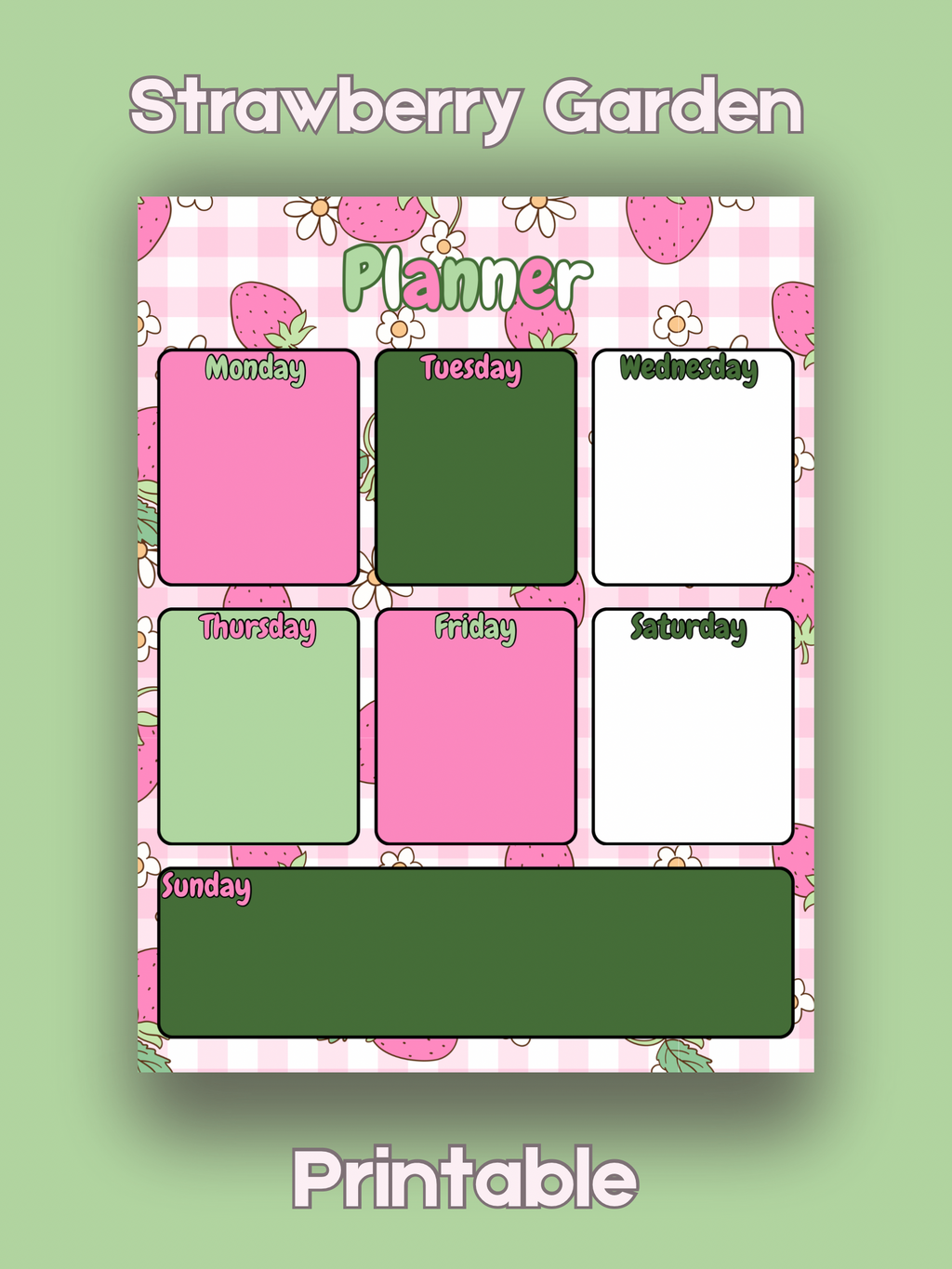 Strawberry Garden Planner