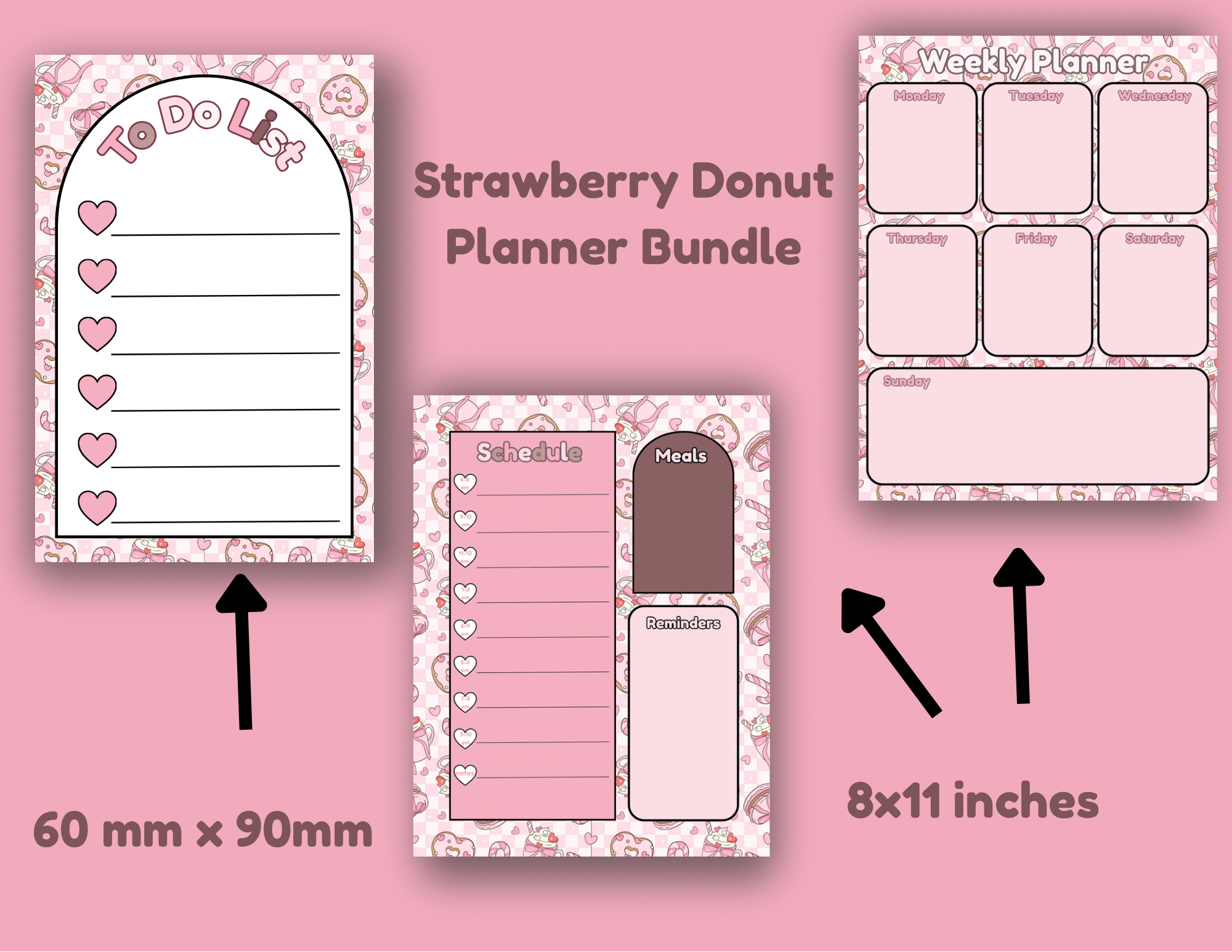 Strawberry Donut Bundle