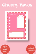 Cherry waves Planner