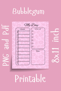 Bubblegum Daily Planner